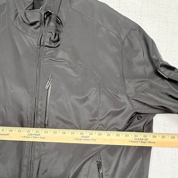 Tumi Tech Jacket Full Zip Black Soft Shell Long Sleeves Insulated Lined Size XXL - Picture 7 of 13